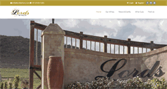 Desktop Screenshot of lordswinery.com